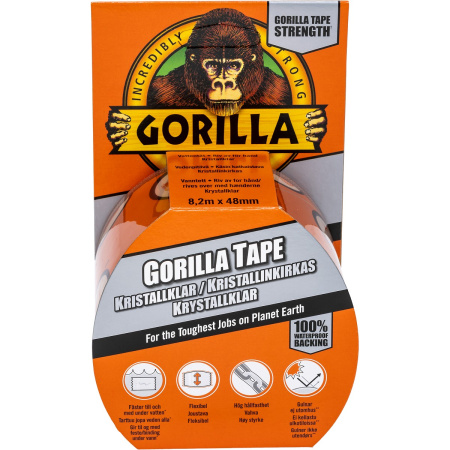 GORILLA-TEIPPI KIRKAS  48MM X 8,2M KORJAUSTEIPPI