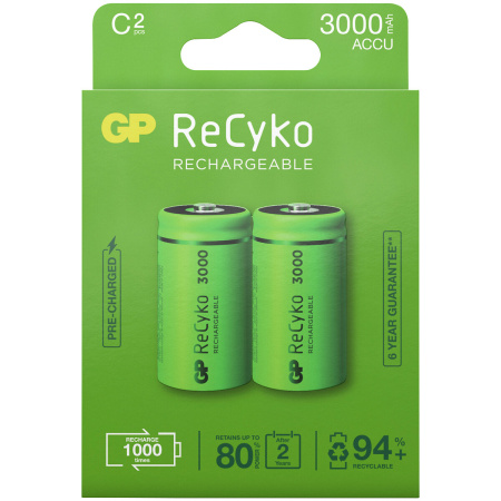 LADATTAVA PARISTO 1,2V C 3000MAH RECYKO 2KPL