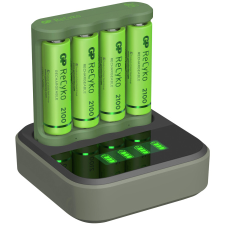 TELAKKALATURI 6H + PARISTO AA 2000MAH RECYKO 4KPL
