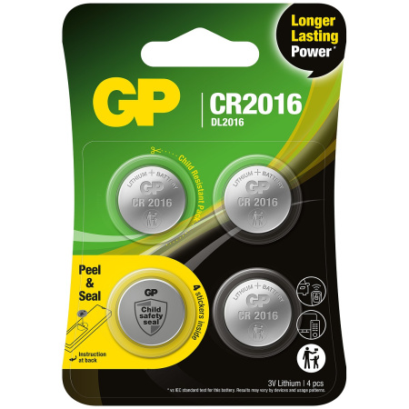 NAPPIPARISTO 3V CR2016 LITHIUM 4KPL