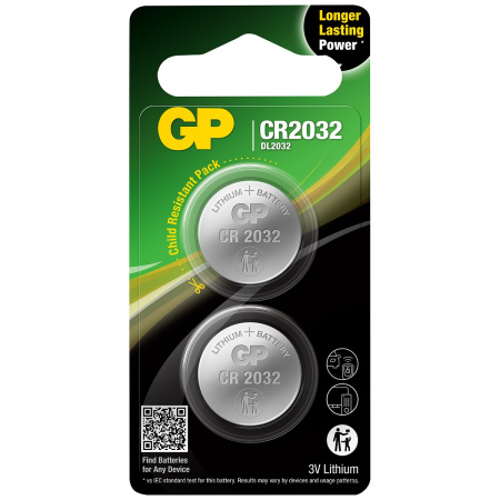 NAPPIPARISTO 3V CR2032 LITHIUM 2KPL