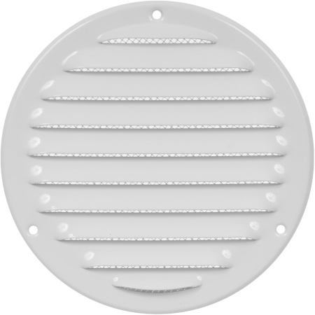 ULKOSÄLEIKKÖ 125MM PYÖREÄ VALKOINEN 15KPL