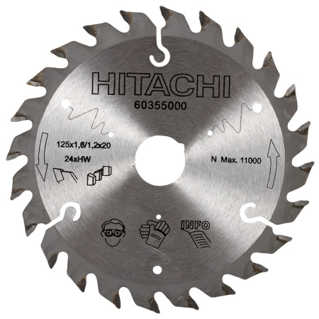 PYÖRÖSAHANTERÄT 125MMX20MM, HITACHI 	