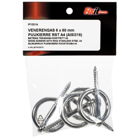 VENERENGAS PUUKIERTEELLÄ 6X60 A4 4KPL