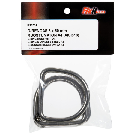 D-RENGAS 6X50MM A4 4KPL