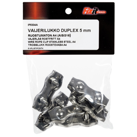VAIJERILUKKO DUPLEX 5MM A4 6KPL