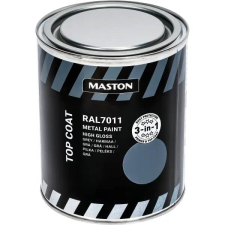 METALLI-JA RUOSTEENESTOMAALI 750ML HARMAA RAL7011