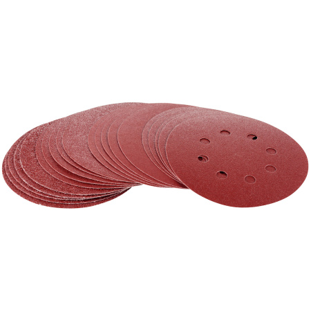 HIOMAPYÖRÖT 125MM 8R PUNAINEN 20kpl/pkt, MIRKA MIR1358VIR