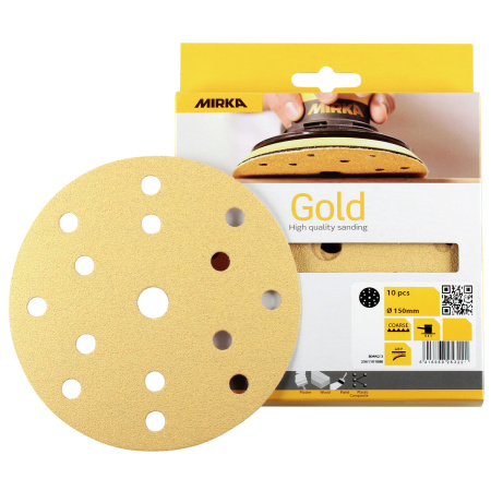 HIOMAPYÖRÖT 150MM 15R GOLD 10kpl/pkt, MIRKA