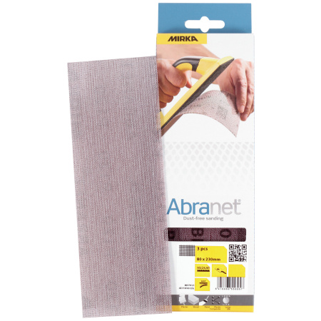 HIOMAPAPERIT 80X230MM ABRANET 3kpl/pkt, MIRKA