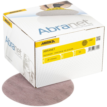 HIOMAPYÖRÖT 125MM ABRANET 50kpl/pkt, MIRKA