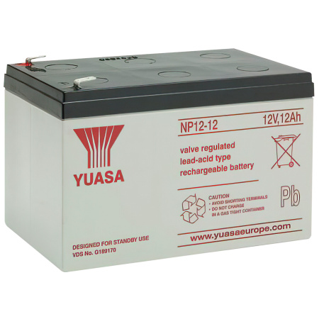 AKKU YUASA SULJETTU 12V/12AH 151X98X97,5