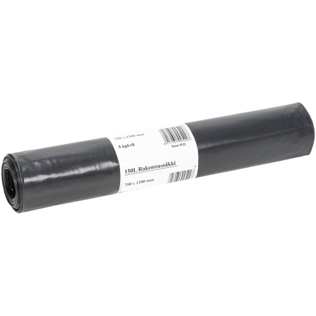 RAKENNUSJÄTESÄKKI 5KPL 150L EXTRA(0,12X1150X750M)