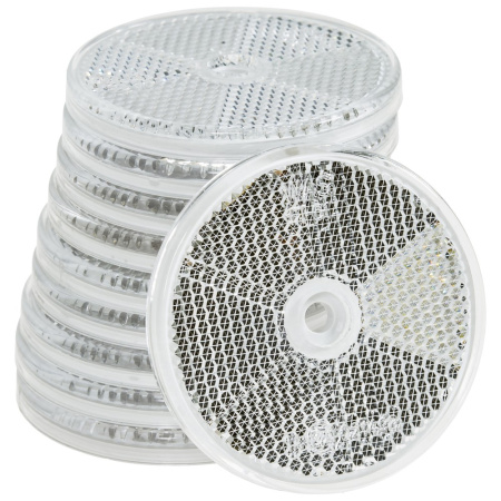 HEIJASTIN PYÖREÄ 61MM VALK. KIINN.REIÄT 10 KPL