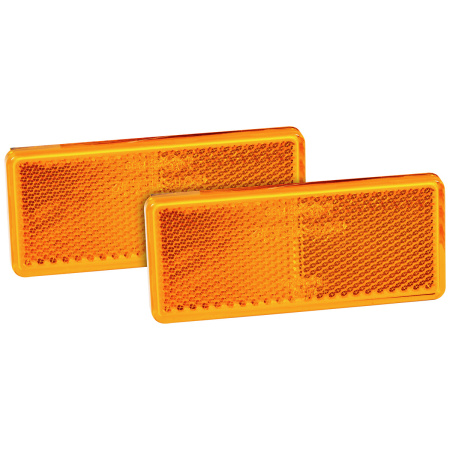 HEIJASTIN 96X42MM KELTAINEN TARRALLA 2KPL