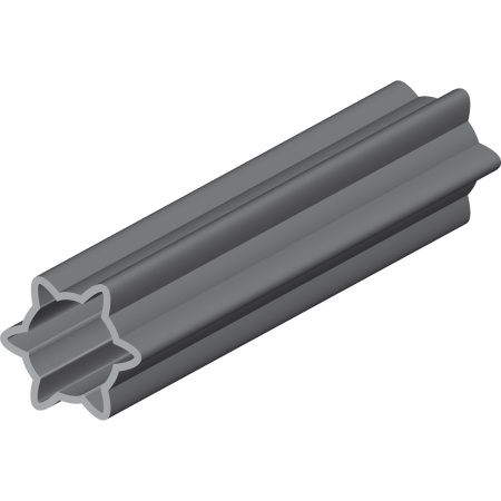 ULKOPUTKI TÄHTI V12 71,5X57,5X5MM KARKAISTU