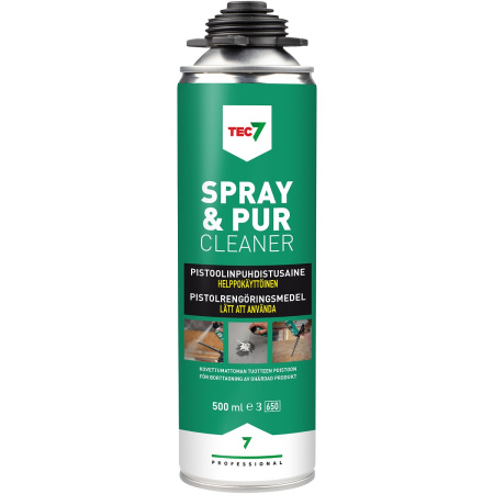 TEC7 PUHDISTUSAINE PUR-  JA SPRAYTEC 500ML