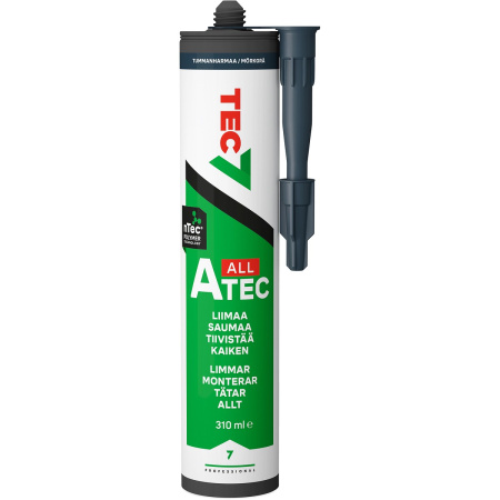 A-TEC LIIMA-JA TIIVISTYSMASSA 310ML TUMMAN HARMAA