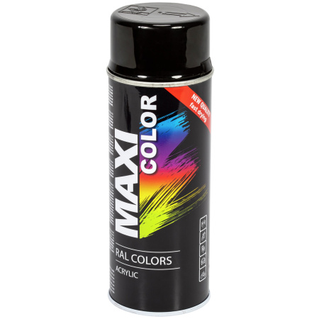 SPRAYMAALI KIILTÄVÄ MUSTA 400ML
