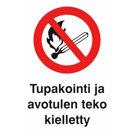 OPASTE 200X300 TUPAKOINTI JA AVOTULEN TEKO KIELLET