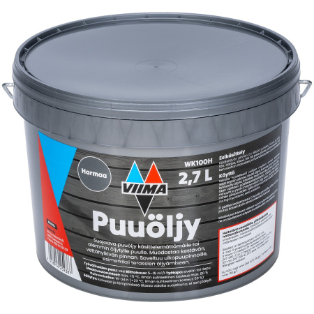 VIIMA PUUÖLJY HARMAA 2,7L
