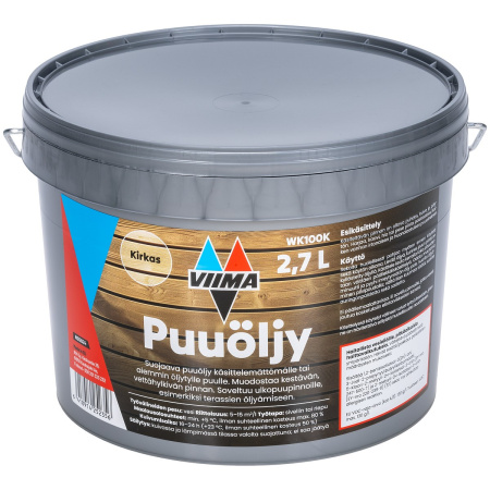 VIIMA PUUÖLJY KIRKAS 2,7L