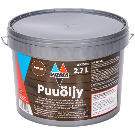 VIIMA PUUÖLJY RUSKEA 2,7L