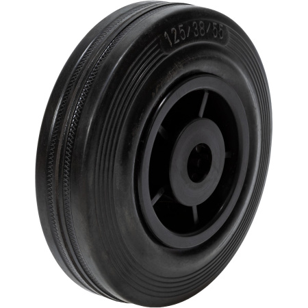 IRTOPYÖRÄ 125X43MM MUSTA