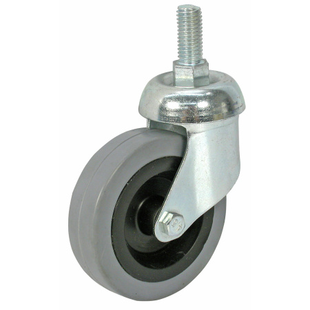VAUNUNPYÖRÄ KÄÄNTYVÄ 80MM TAPILLA HARMAA