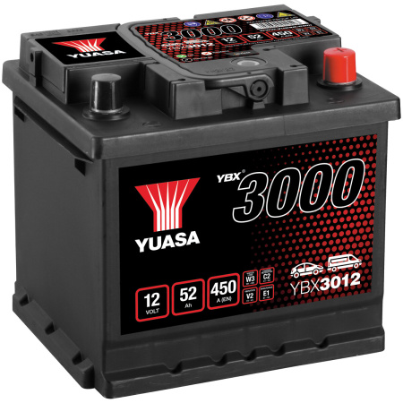 AKKU YUASA 52AH -+ 207X175X190