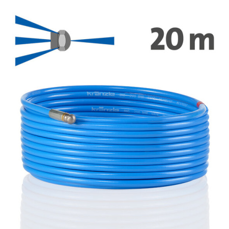 Etusuuttimella, Plug-In D12 20 m viemärinpuhdistusletku, Kränzle