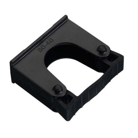 Toolflex välinepidin musta 30-40mm kiskoon tai seinään