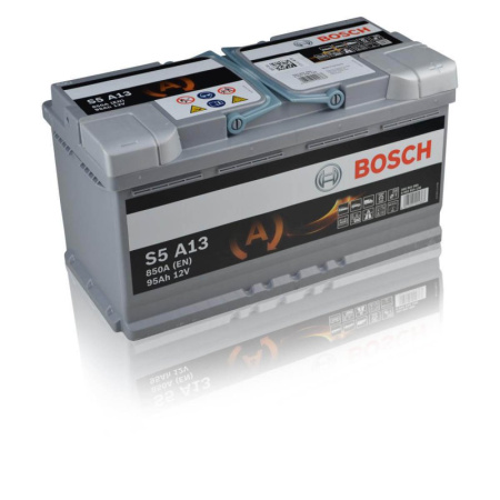 BOSCH AKKU S5 AGM 95AH/850A , 353X175X190MM  -/+