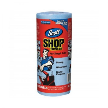 SCOTT® SHOP TOWELS TEHOPAPERIPYYHE, SININEN, 55ARK/RLL, 28X25CM