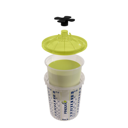 FINIXA Green Paint System 650ML 125mic MAALISÄILIÖSETTI MAALIRUISKUILLE