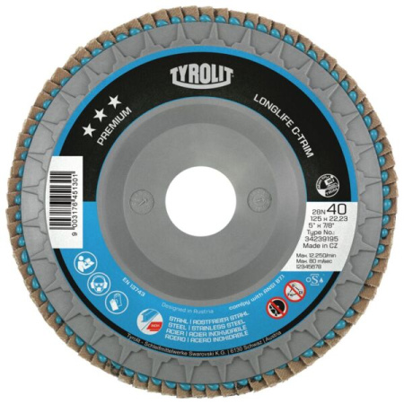 Lamellilaikka 28SLN 125x22,23 ZA T-B