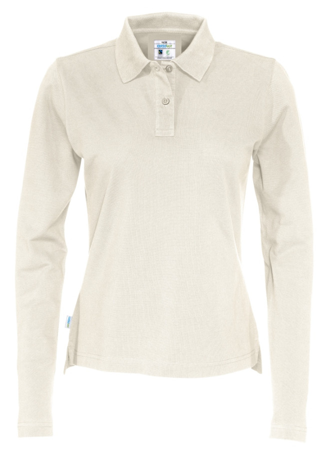 PIQUE LONG SLEEVE LADY (GOTS) R-552