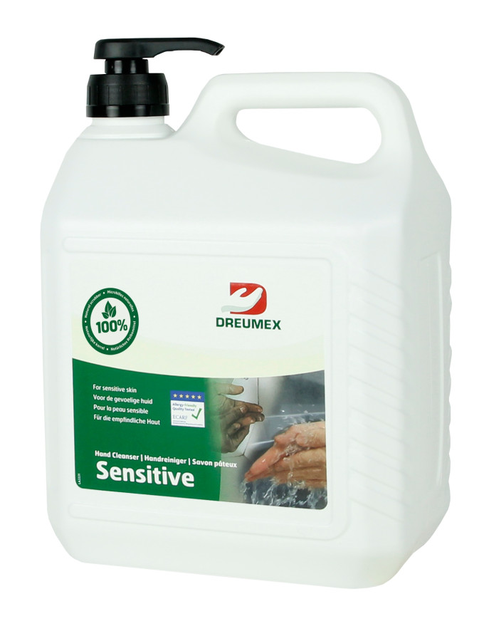 KÄSIENPESUAINE SENSITIVE 3L PUMPULLA DRE 113-3SEP