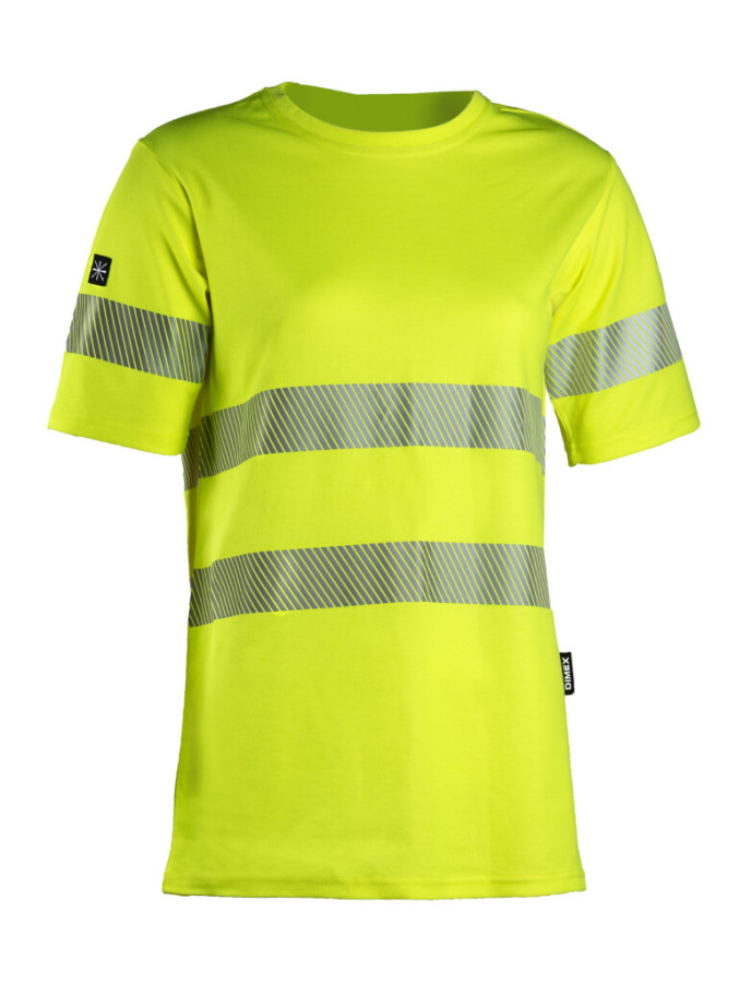 Naisten turva t-paita, keltainen, Dimex 4481+