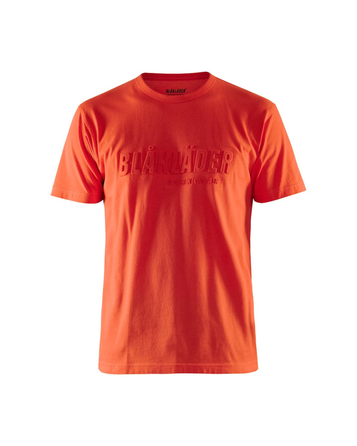 T-paita Blåkläder 3D oranssinpunainen limited, Blåkläder 353110425409