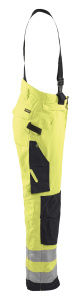 Highvis talvihousut henkseleillä Huomio keltainen/Musta, Blåkläder 2