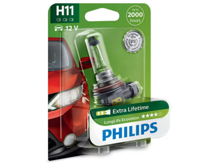 POLTTIMO PHILIPS H11 LL ECOVISION BLISTER 10-12362LLECOB1