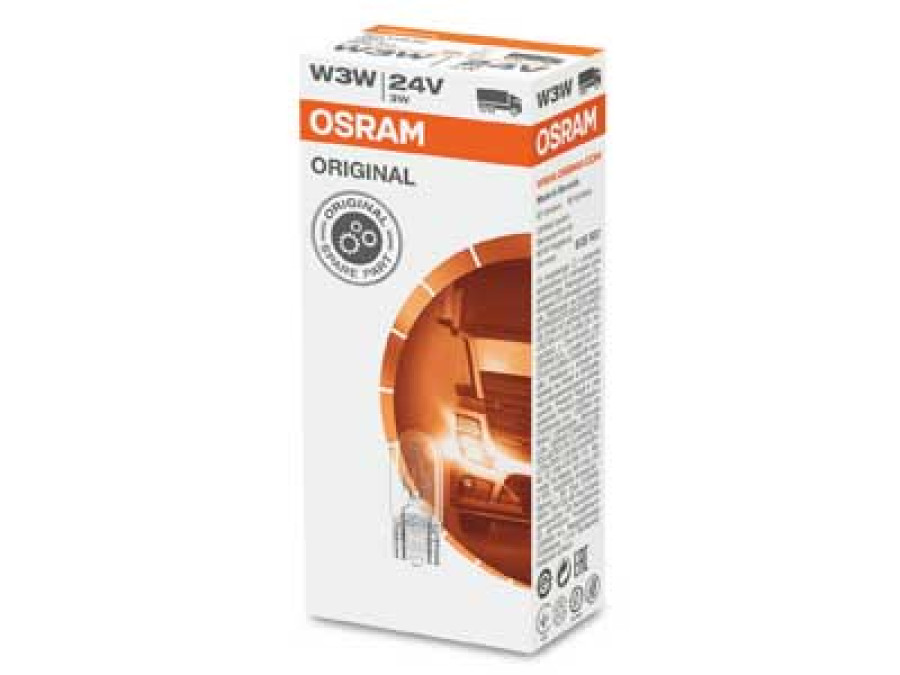 OSRAM ORIGINAL 24V W3W 10-2841
