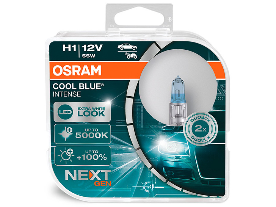 OSRAM COOL BLUE 12V H1 NEXTGEN DUO BOX 10-64150CBN-HCB