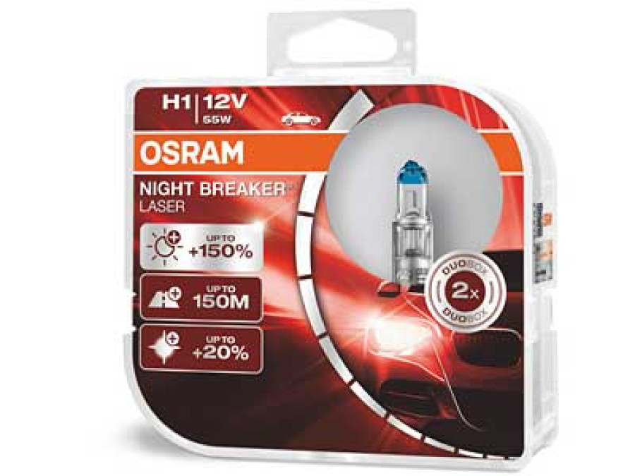 OSRAM NIGHT BREAKER LASER 12V H1 10-64150NL-HCB