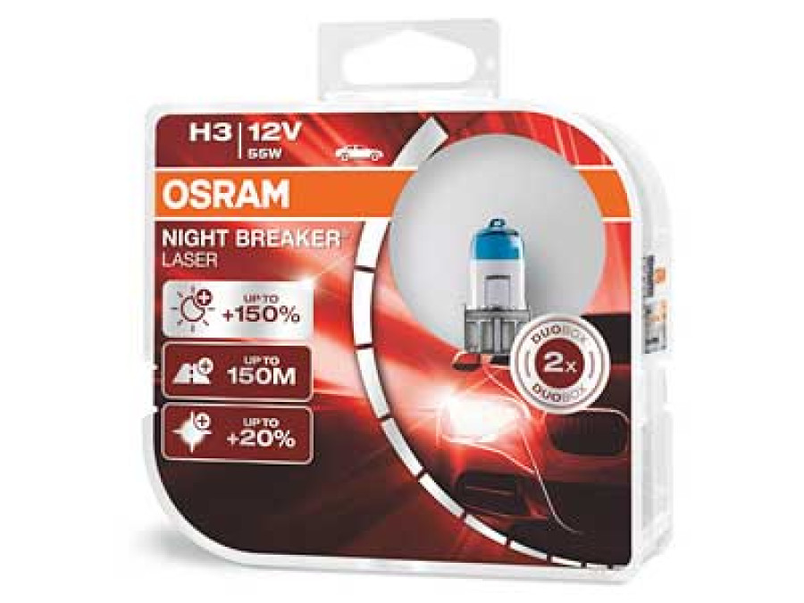 OSRAM NIGHT BREAKER LASER 12V H3 10-64151NL-HCB