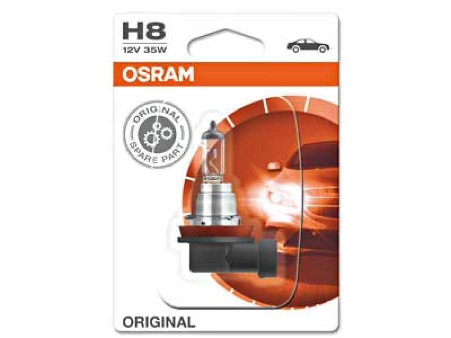 OSRAM ORIGINAL H8 12V SINGLE BLISTER 35W PGJ19-1 10-64212-01B