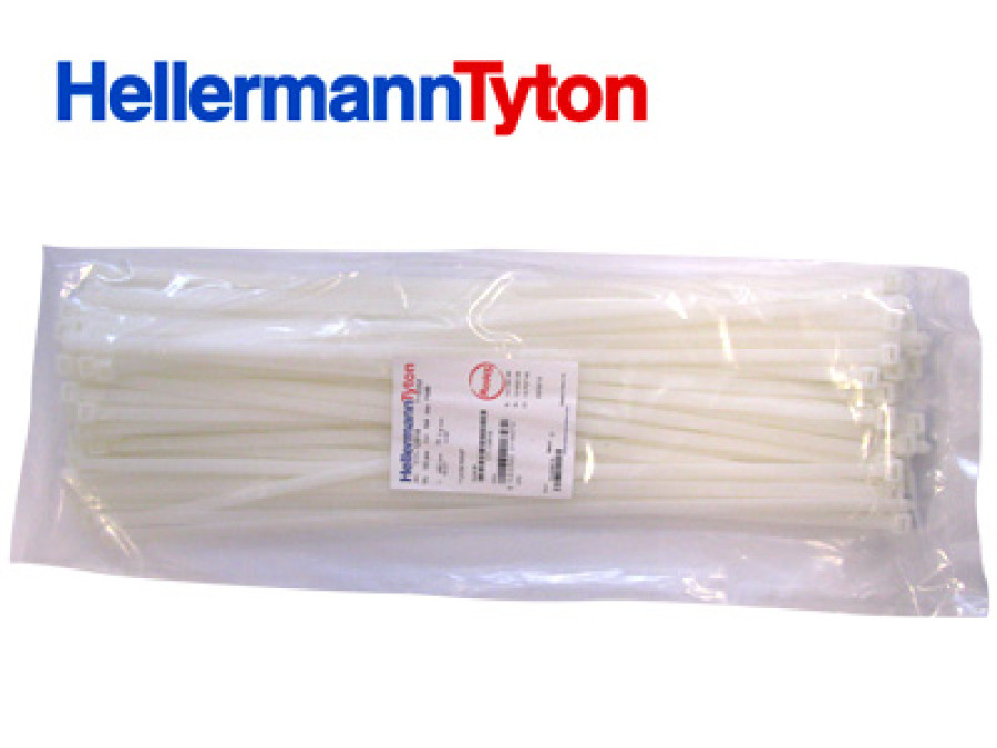 HELLERMAN NIPPUSIDE 100KPL 460X7,6 VALKOINEN 1111-12619