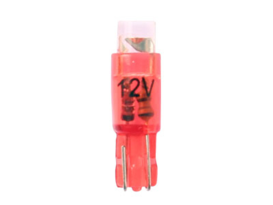 LED-POLTTIMOPARI T5 PUN. 12V 12516LED-PUN
