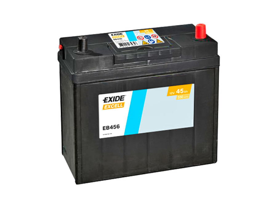 EB456 EXIDE EXCELL 45AH 237X127X227 -/+ 330A 1815-EB456